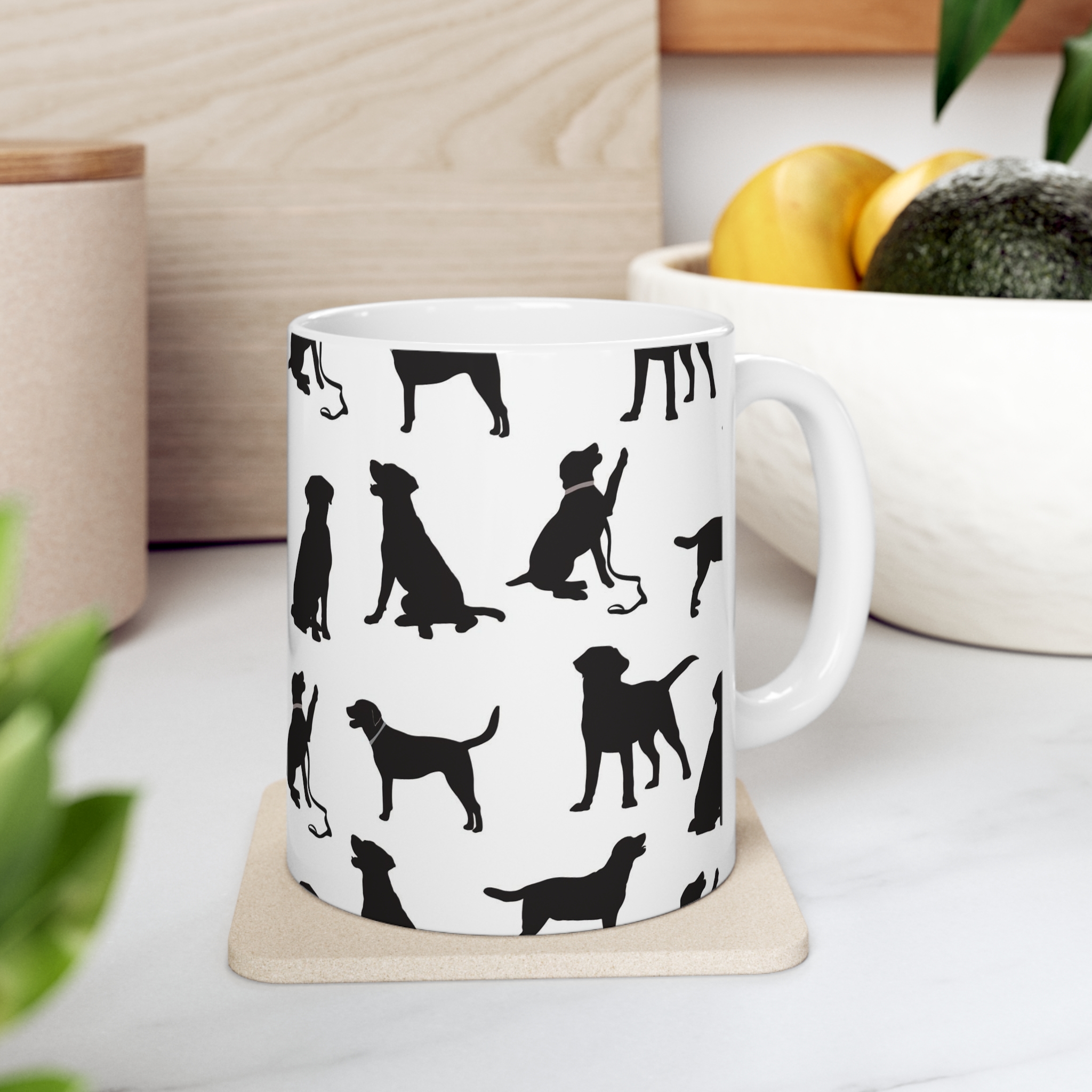 Black Labrador 12oz Mug